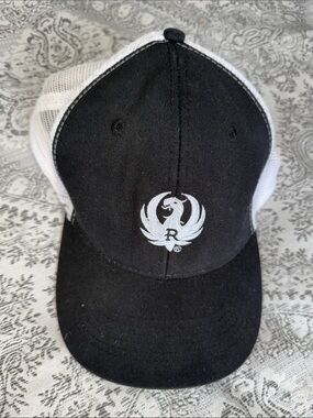 Ruger - Black & White Snap-back Hat with Phoenix Logo